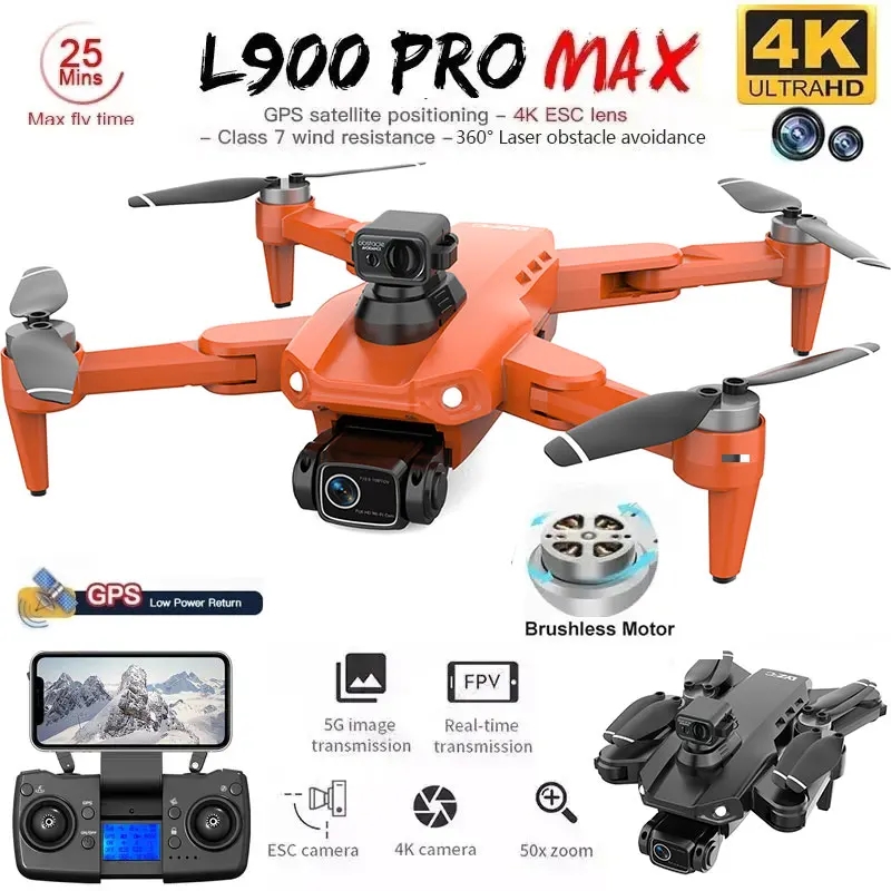 Drone Surveying - L900 Pro MAX GPS โดรน 4K