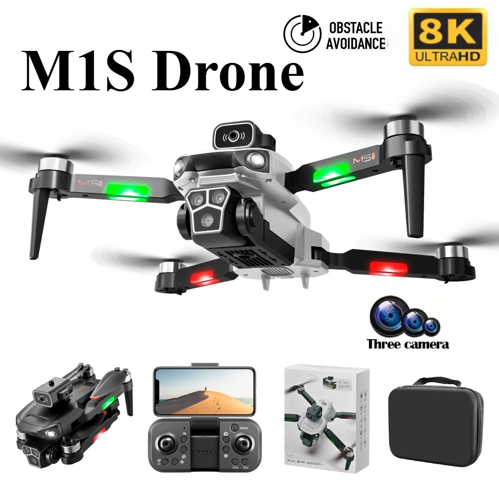 Drone Surveying - โดรน M1S 8K ระดับมืออาชีพ กล้องสามตัว ระบบหลบหลีกสิ่งกีดขวาง