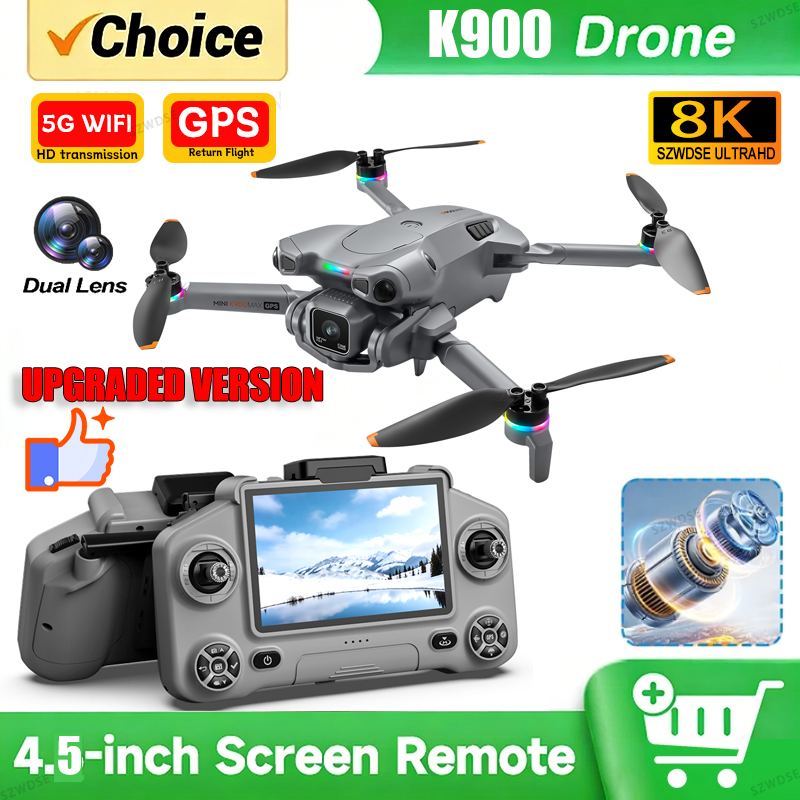 Drone Surveying - โดรน K900 MAX GPS รุ่นใหม่ พร้อมกล้อง