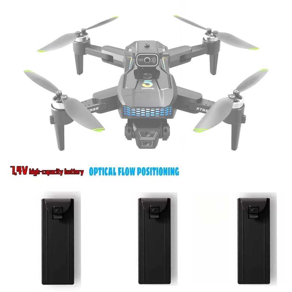 Drone Mapping - แบตเตอรี่โดรน XT555 GPS 3.7V 2000mAh แบตเตอรี่โดรน