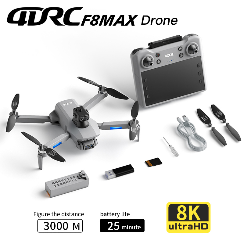 Drone Surveying - โดรน F8 MAX GPS ระดับมืออาชีพ กล้อง