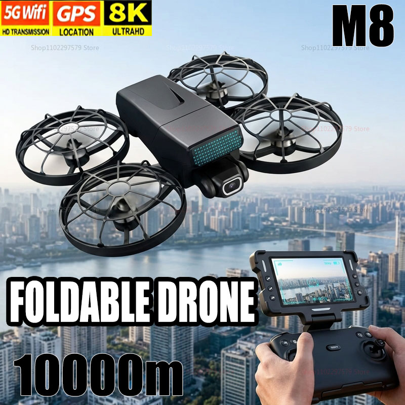 Drone Surveying - โดรนรุ่นใหม่ M8 GPS 8K ระดับมืออาชีพ HD