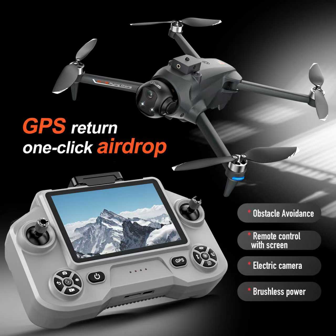 Drone Multispectral - โดรน YL059 FPV GPS Quadcopter 8K