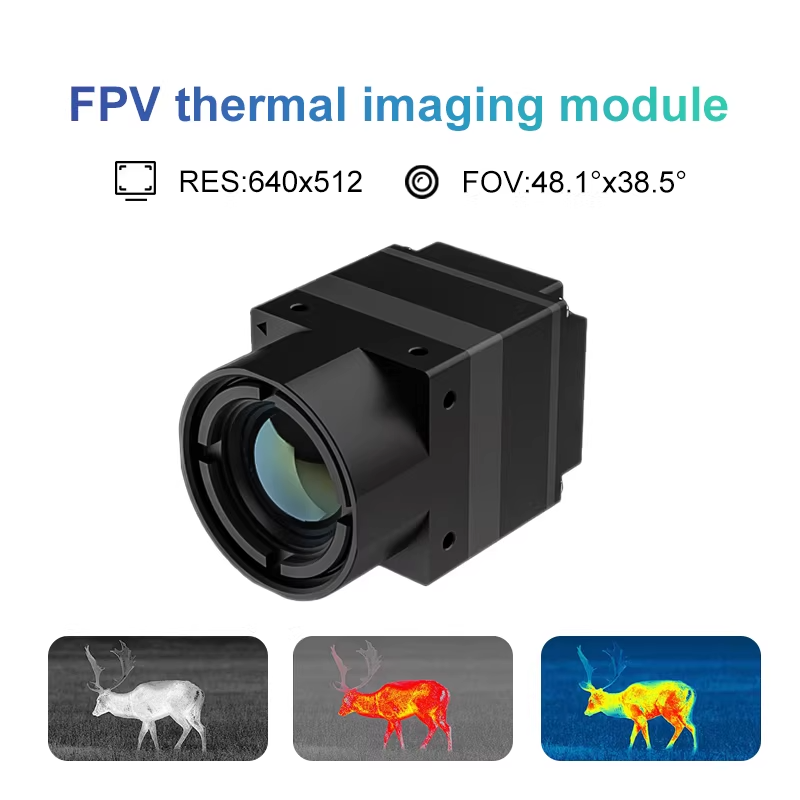 Drone Thermal Imaging - กล้องถ่ายภาพความร้อน FPV แบบ CVBS Interface 256/384/640