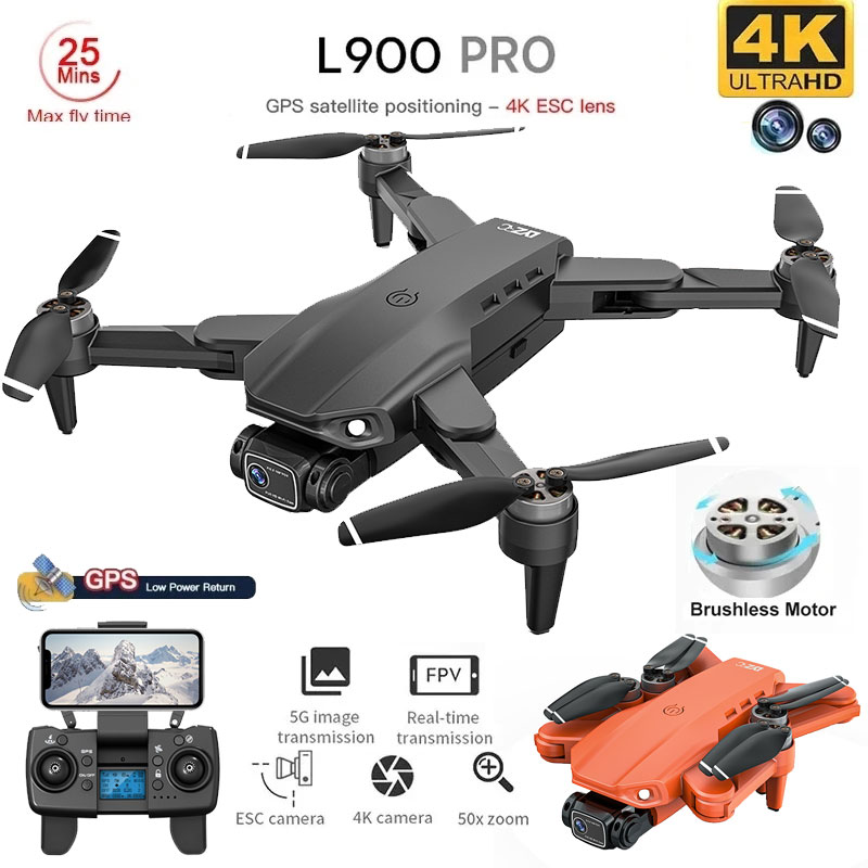 โดรน4K L900โปร GPS โดรน4K กล้อ - Drone Surveying บทวิจารณ์และราคา