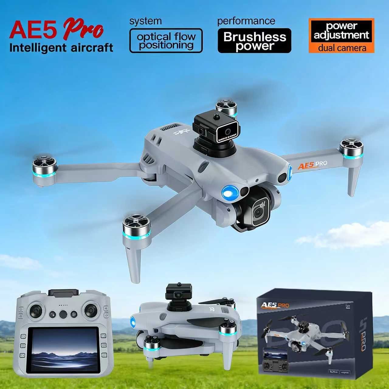 โดรน AE5 GPS MAX กล้อง 8K มองเ - Drone Thermal Imaging บทวิจารณ์และราคา