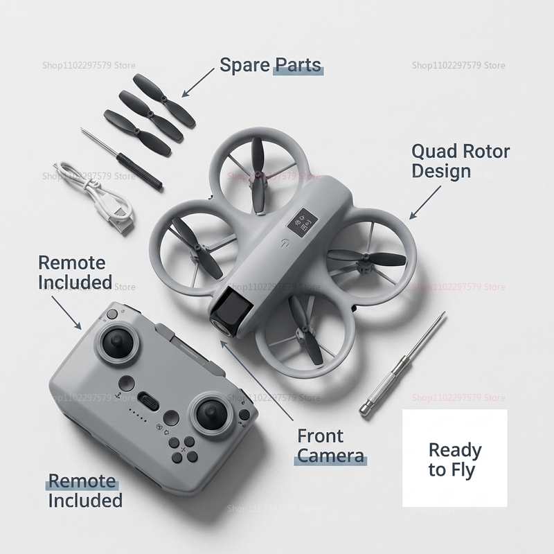 มินิโดรนพร้อมกล้อง 8K HD FPV โ - Drone Video Production บทวิจารณ์และราคา
