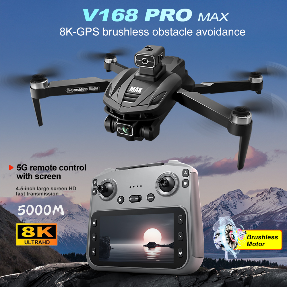 V168 PRO Max GPS Drone 8K Prof - Drone Surveying บทวิจารณ์และราคา