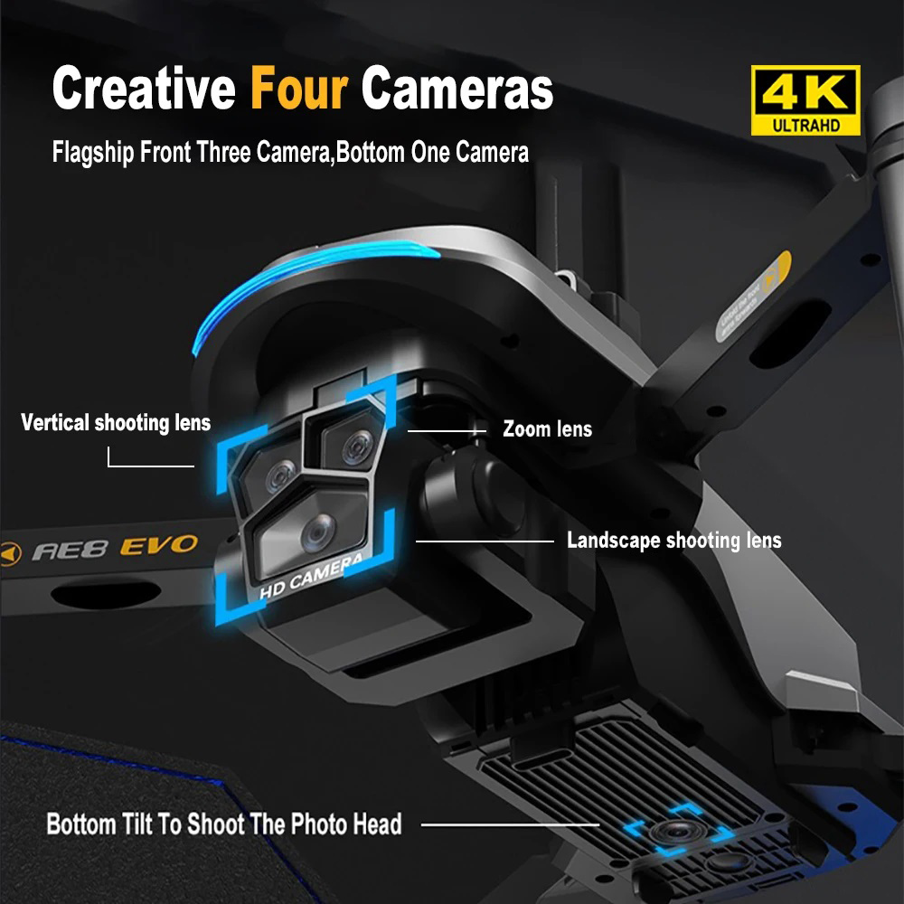 โดรน AE8 EVO 4K ระดับมืออาชีพ  - Drone Surveying บทวิจารณ์และราคา