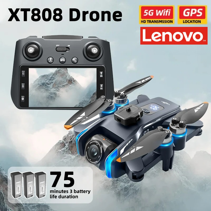 โดรน Lenovo XT808 Pro MAX 4K ร - Drone Multispectral บทวิจารณ์และราคา