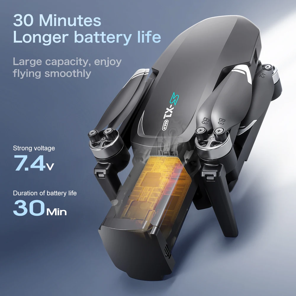 แบตเตอรี่โดรน S-X1 MAX GPS 7.4 - Drone Mapping บทวิจารณ์และราคา