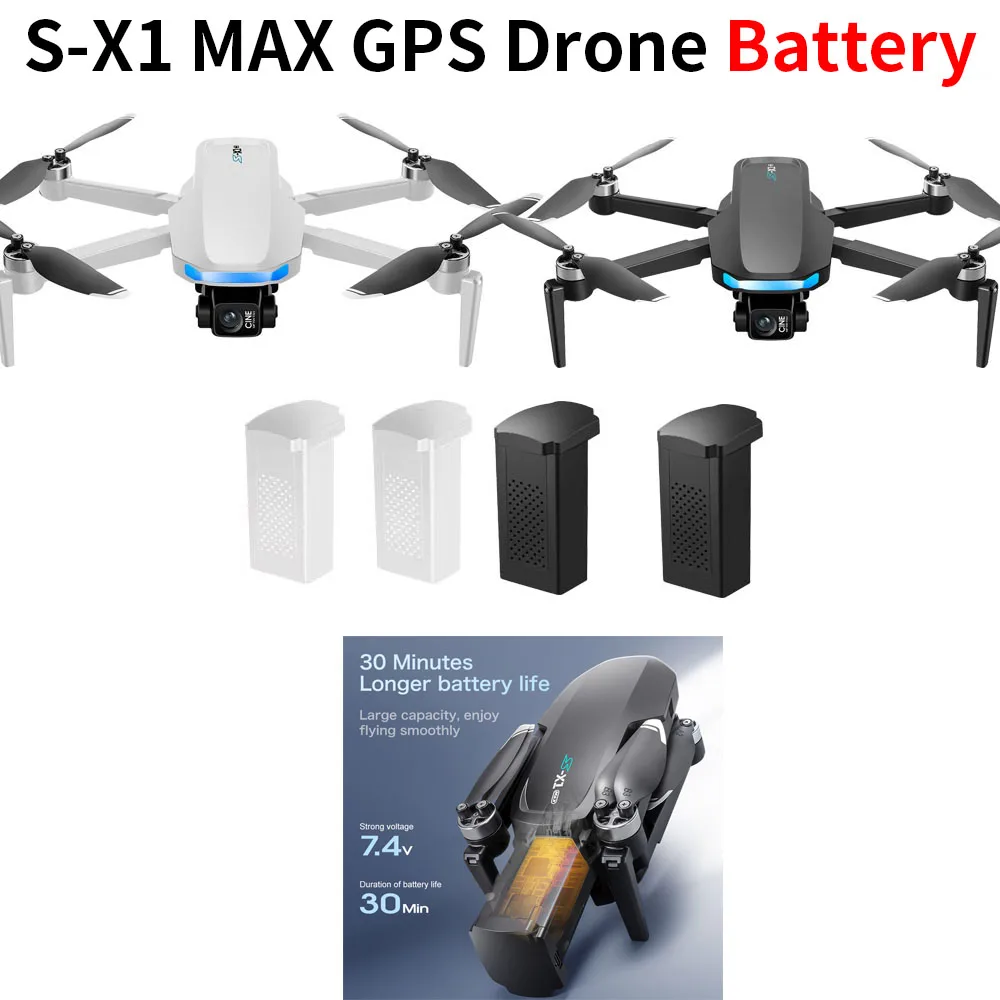 แบตเตอรี่โดรน S-X1 MAX GPS 7.4 - Drone Mapping บทวิจารณ์และราคา